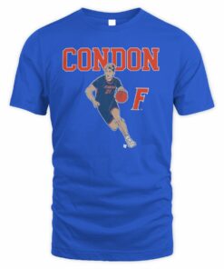 Florida Basketball Alex Condon Name Pose T-Shirt