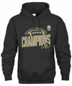 NCAA Shop Colorado Buffaloes  Big 12 Conference Football 2025 Champions Hoodie