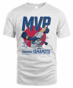 Yoshinobu Yamamoto Series MVP 3 Baseball T-Shirt