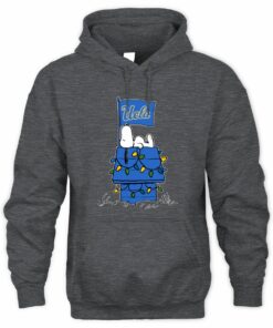 UCLA Bruins Snoopy House Christmas Lights Hoodie