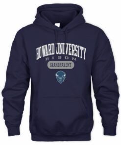Howard Bison  Pill Box Grandparent College Spirit Hoodie