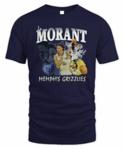 Ja Morant #12 Memphis Grizzlies Player Collage T-Shirt
