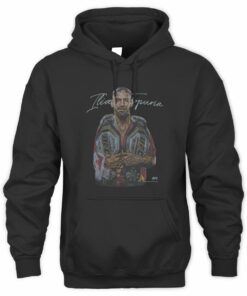 Ilia Topuria UFC Double Champion Signature Graphic Hoodie