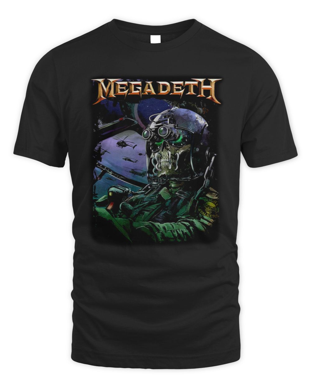 Megadeth Merch Night Stalkers Tee Shirt
