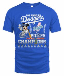 Mickey Los Angeles Dodgers 2025 World Series Champions T-Shirt
