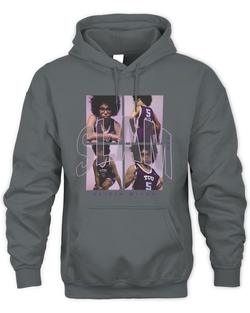 TCU SLAM Olivia Miles Remix Number 5 College Ball Hoodie