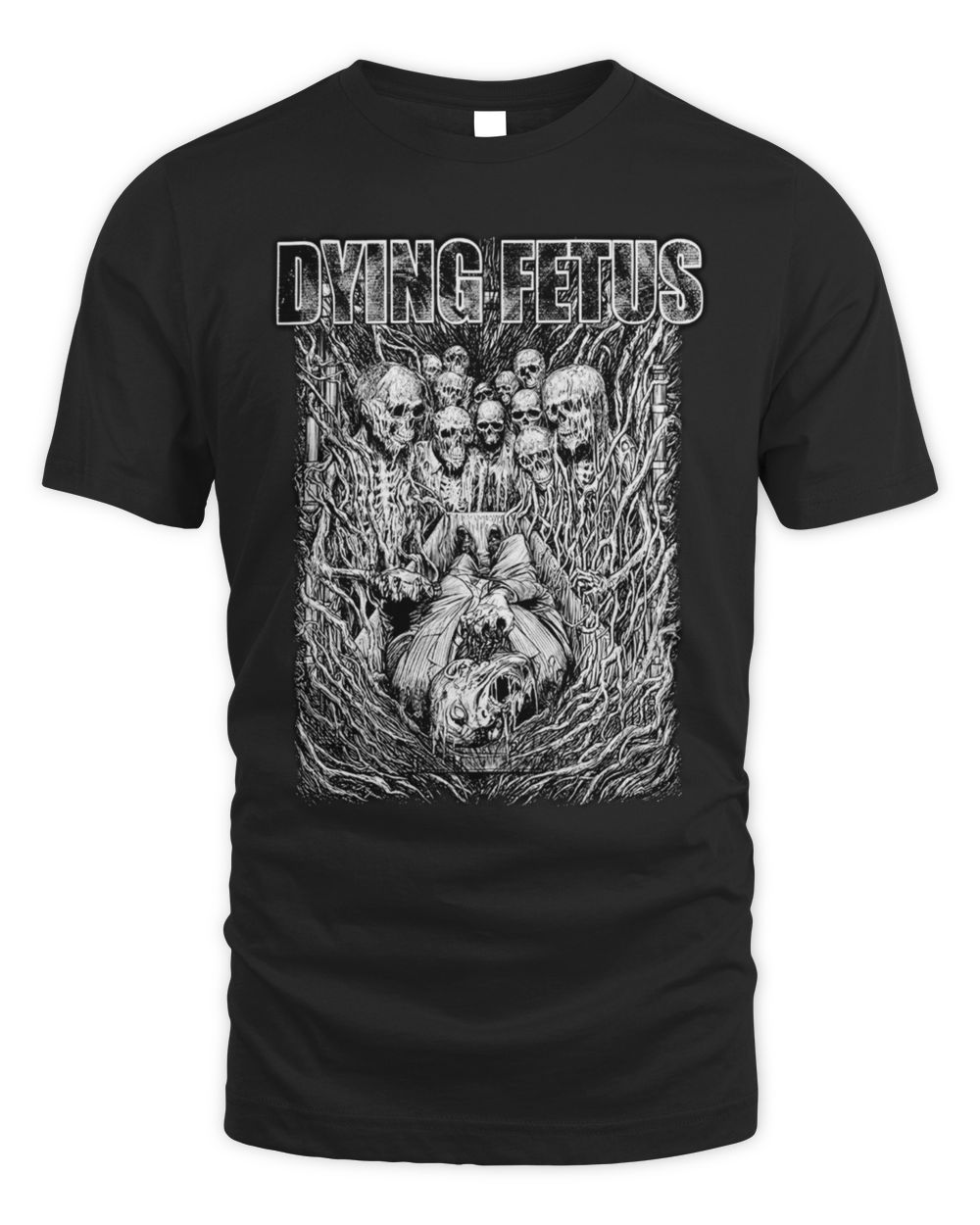 Dying Fetus Store Merch Dying Fetus Skeleton Funeral T-Shirt