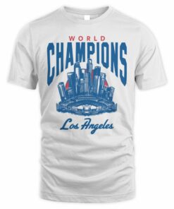 World Champions Los Angeles Skyline Baseball T-Shirt