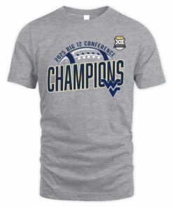 West Virginia Mountaineers 2025 Big 12 Football Champions Locker Room T-Shirt