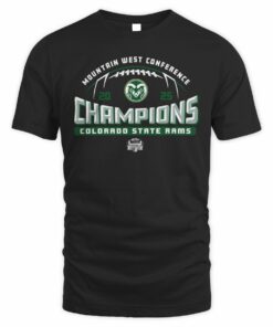 Mountain West Conference Champions 2025 Colorado State Rams  Football T Shirt