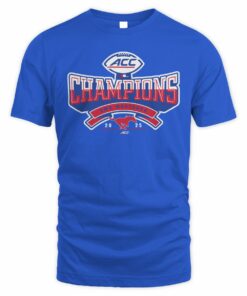 SMU Mustangs 2025 ACC College Football Champion Team T-Shirt