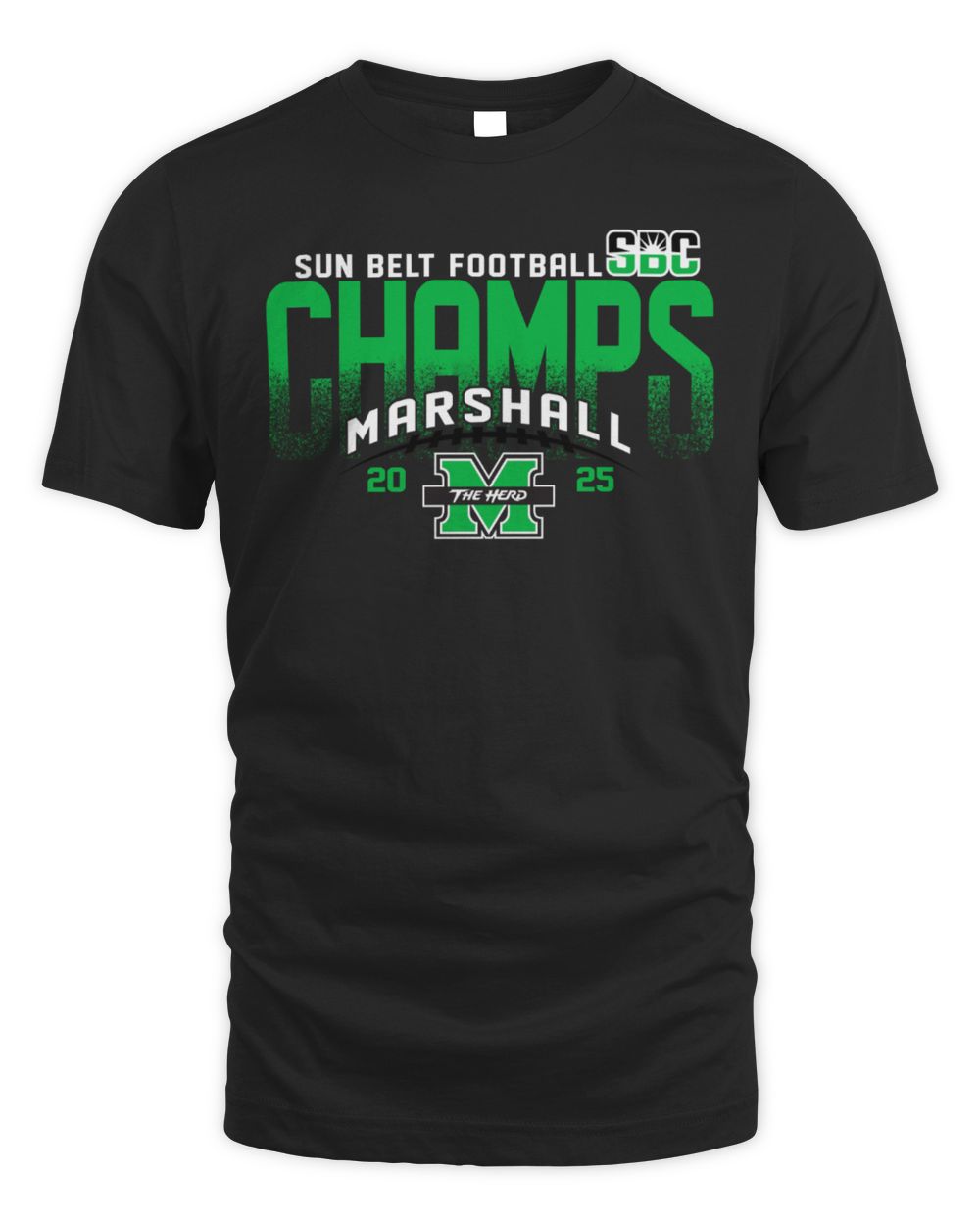 Marshall Thundering Herd 2025 Sun Belt Football Champs T-Shirt