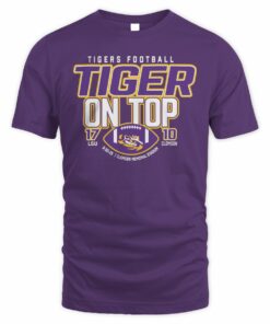 LSU Tigers Tiger On Top Mascot Rivalry T-Shirt
