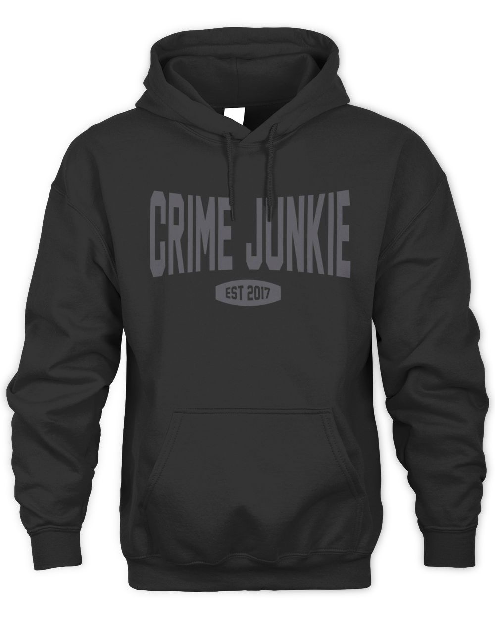 Crime Junkie Merch CJ Blackout Tee Black Hoodie