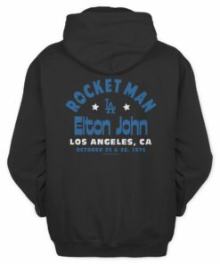 LA Dodgers Rocket Man Elton John 1975 Event Hoodie