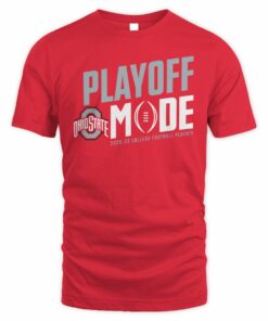 Men's Scarlet Ohio State Buckeyes 2025-26 College Football Playoff Pass Protection T-Shirt