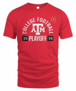 Texas A&M Aggies 2025-26 College Football Playoff Touchdown Glory T-Shirt