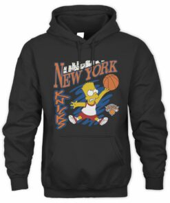 New York Knicks The Simpsons Bart Wrazer Player Hoodie