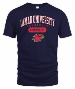 Lamar Cardinals Grandparent Pill Box Jersey T-Shirt