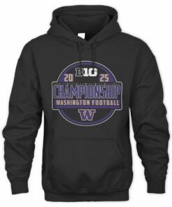 Washington Huskies College Football 2025 Big Ten Champion Hoodie
