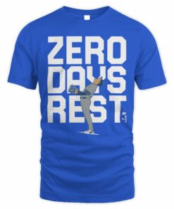 Yoshinobu Yamamoto Zero Days Rest Baseball Pitcher T-Shirt