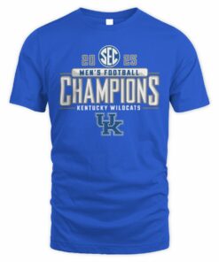 Kentucky Wildcats 2025 SEC Football Champions Official T-Shirt
