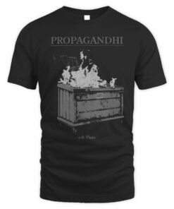 Shop Propagandhi Merch Dumpster Fire T-Shirt