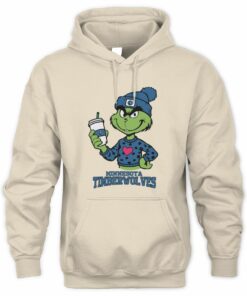 Minnesota Timberwolves Grinch Christmas Coffee Heart Basketball Holiday Hoodie