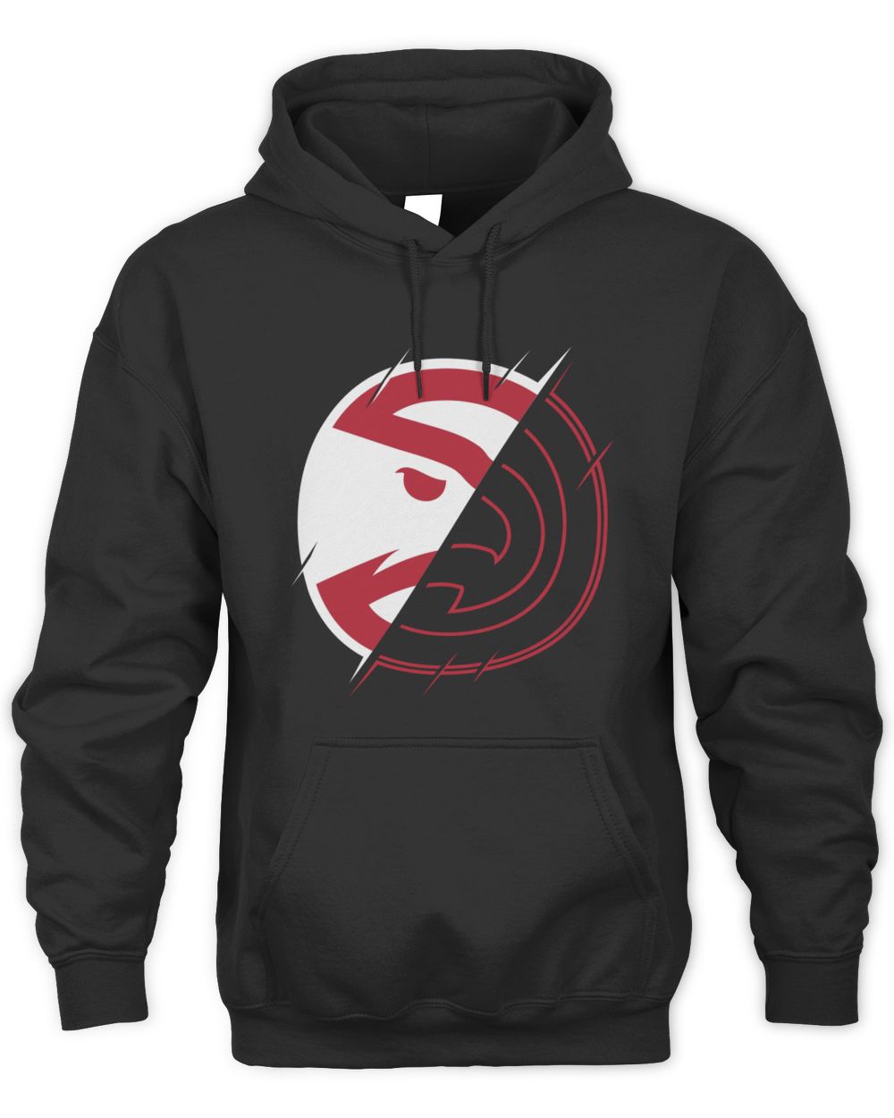 NBA Shop Atlanta Hawks X-Ray Black Official Hoodie