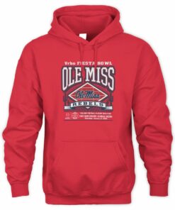 2026 Vrbo Fiesta Bowl Shop Ole Miss Rebels CFP Semifinal Power Frame Official Hoodie