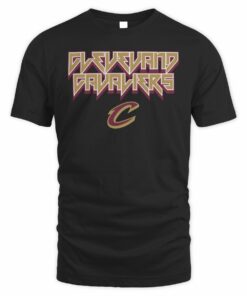 Cleveland Cavaliers Script C Retro Rocker Logo Basketball Team T-Shirt