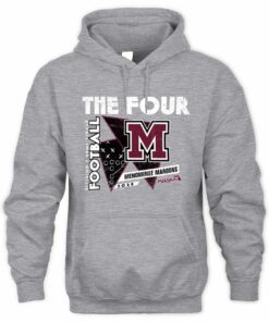 Official 2025 MHSAA Football D7 The Four Menominee Maroons Hoodie