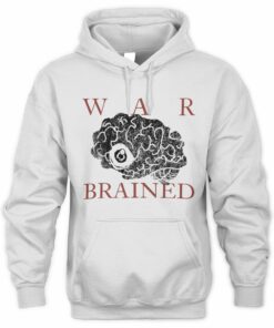 Jane Remover Merch quannnic Brain Damage White Hoodie