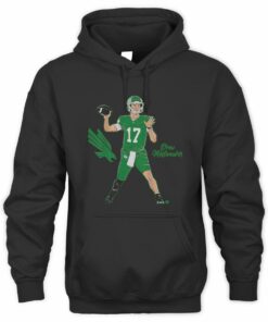 Drew Mestemaker #17 Superstar Pose North Texas Football Hoodie