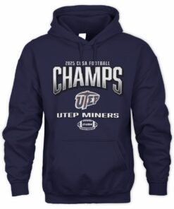 UTEP Miners 2025 C-USA Football Conference Champs Hoodie