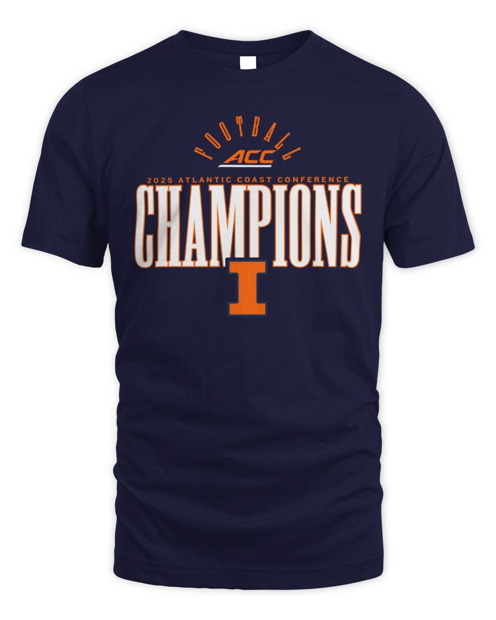2025 Atlantic Coast Conference Football Champions Illinois Fighting Illini Tee