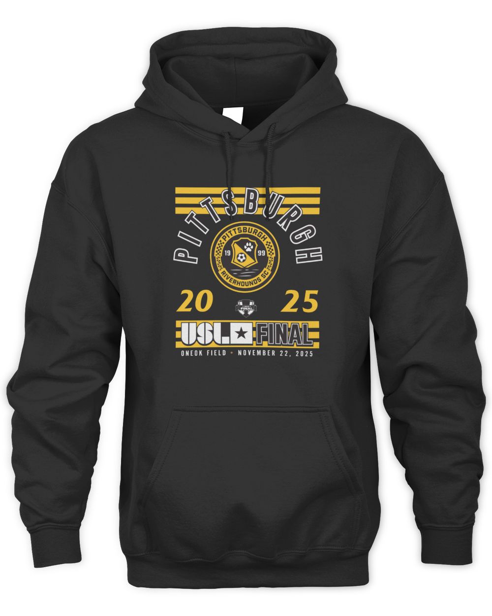 Pittsburgh Riverhounds USL Championship Trophy Soccer Hoodie