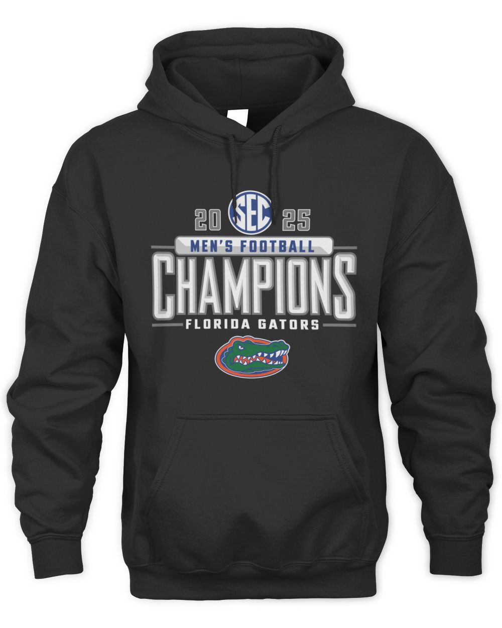 SEC Football Champions 2025 Florida Gators Logo Hoodie