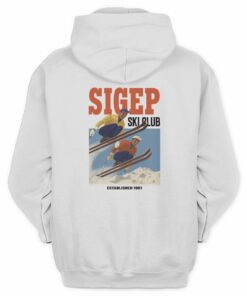 SigEp Fraternity Ski Club College Greek Life Skiing Hoodie