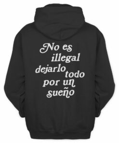 Porfa Merch Porfa Sueños Tee Black Hoodie
