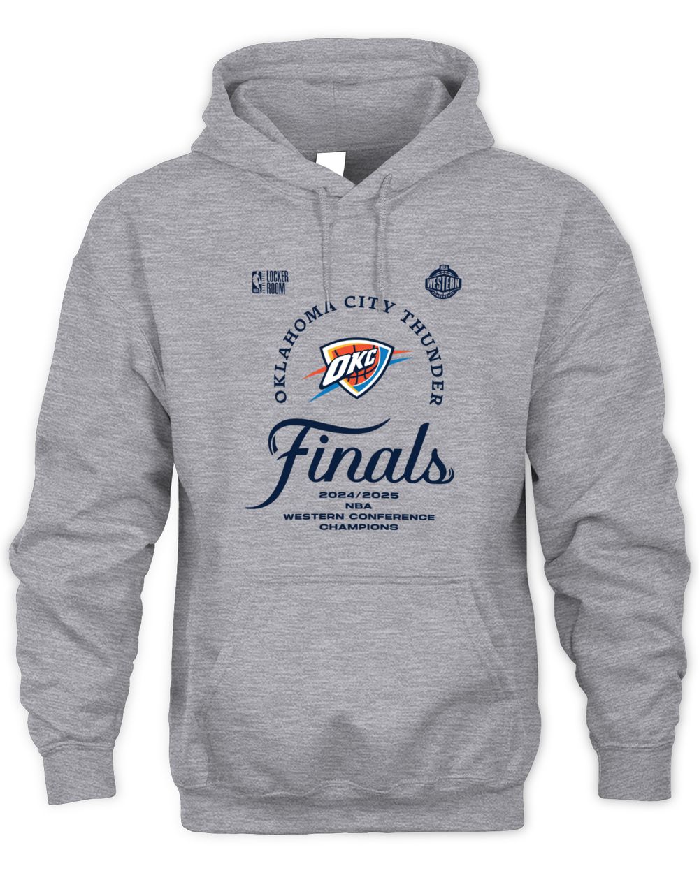 NBA Shop Oklahoma City Thunder 2025 Conference Champions Backcourt Violation Sweatshirt Hoodie