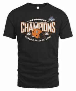 Bowling Green Falcons 2025 American Athletic Football Championship Locker Room Shirt