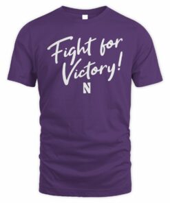Fight For Victory Script Northwestern Wildcats T-Shirt