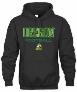 Oregon Ducks Team Unity Football Black Official Hoodie