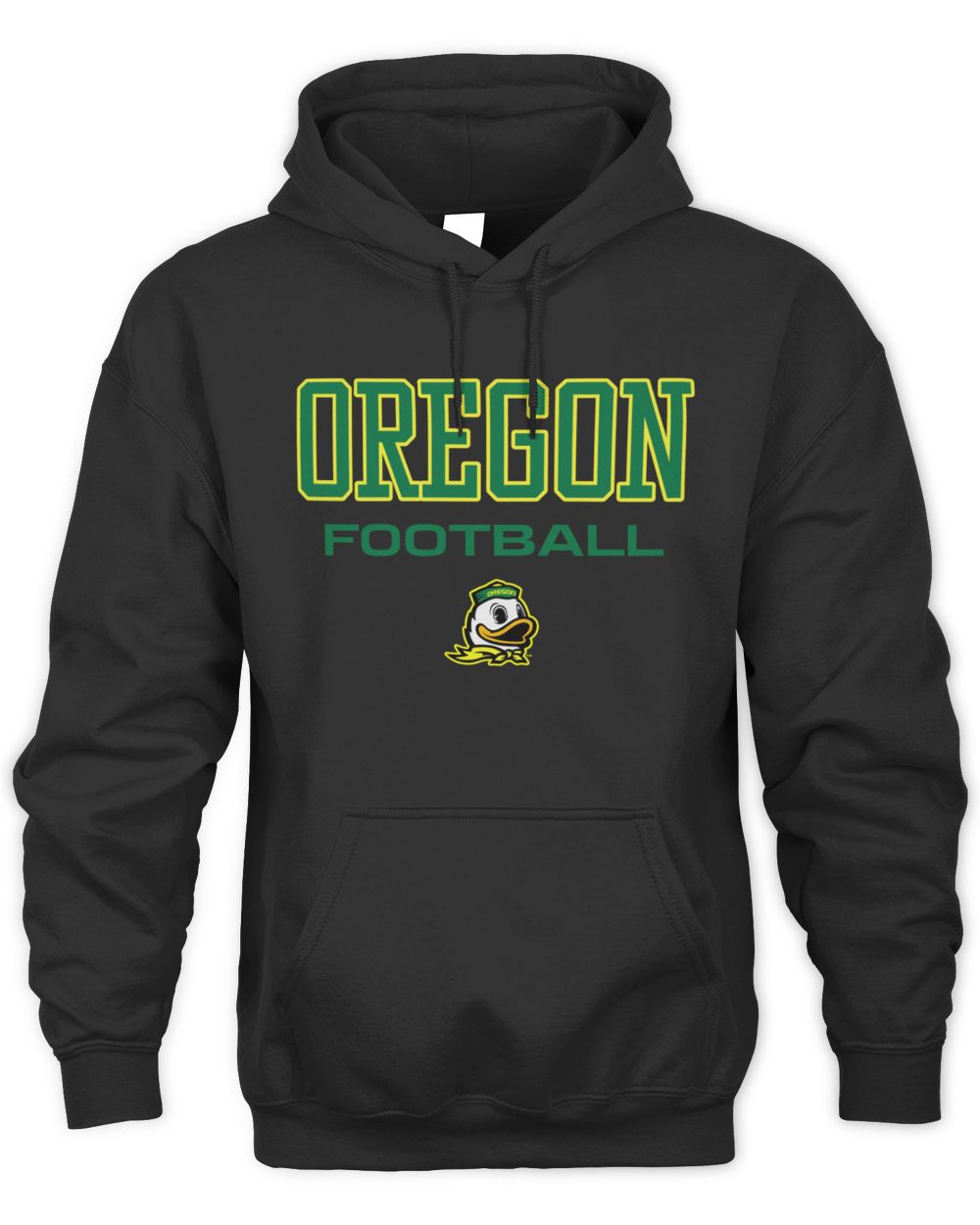 Oregon Ducks Team Unity Football Black Official Hoodie