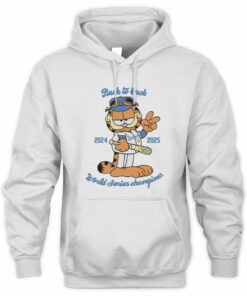 Garfield Dodgers Back To Back Champs 2024 2025 Baseball Hoodie