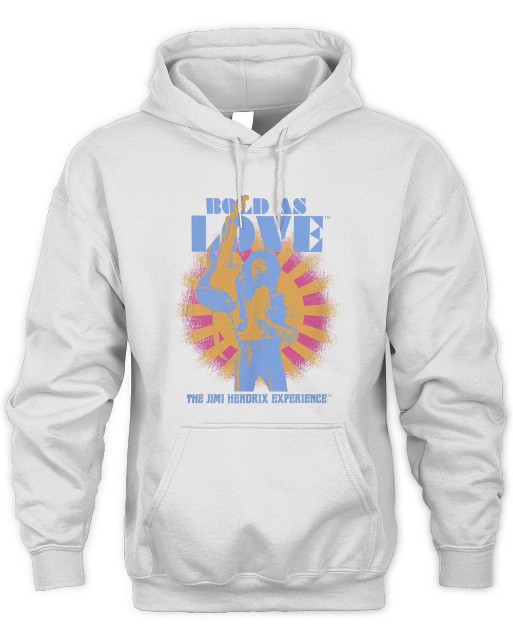Jimi Hendrix Merch Bold As Love Hoodie