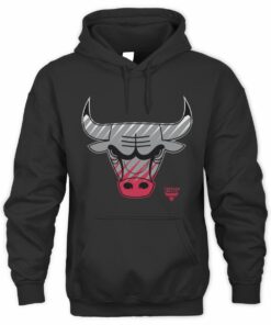 NBA Shop Chicago Bulls Fade Graphic Hoodie Black