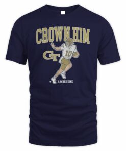 Georgia Tech Football Haynes King Crown Him T Shirt
