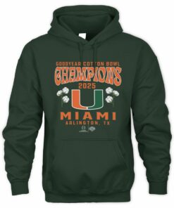 NCAA Shop Miami Hurricanes College Football Playoff 2025 Cotton Bowl Champions Hometown Pride Sweatshirt Hoodie